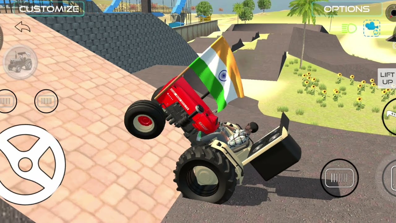 Tractor per lagaya Flag 🇮🇳|| Supergame-z1e || 