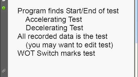 DataMite Software 10 - Absorber Dyno Test - Importance of marking start/end of run correctly