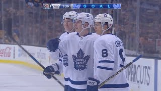 Mitchell marner scores his 2nd goal of the 2017-18 season.
play-by-play and commentary by joe bowen jim ralph.
https://twitter.com/bonsietweets https://t...