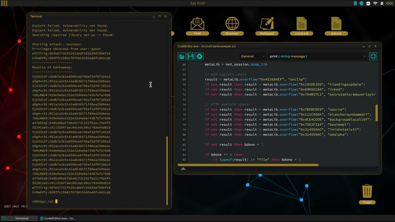 Grey Hack (Game) - Sweeper