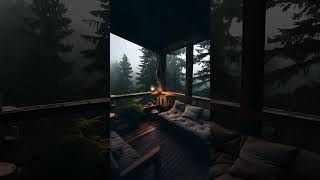 Rain in forest #4k #asmr #rain #sleep #raininforest  #rainfall #rainandthundersounds #relaxing