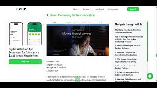 top fintech software development companies