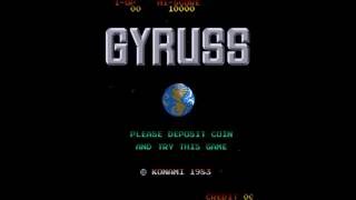 Gyruss Startup Sequence
