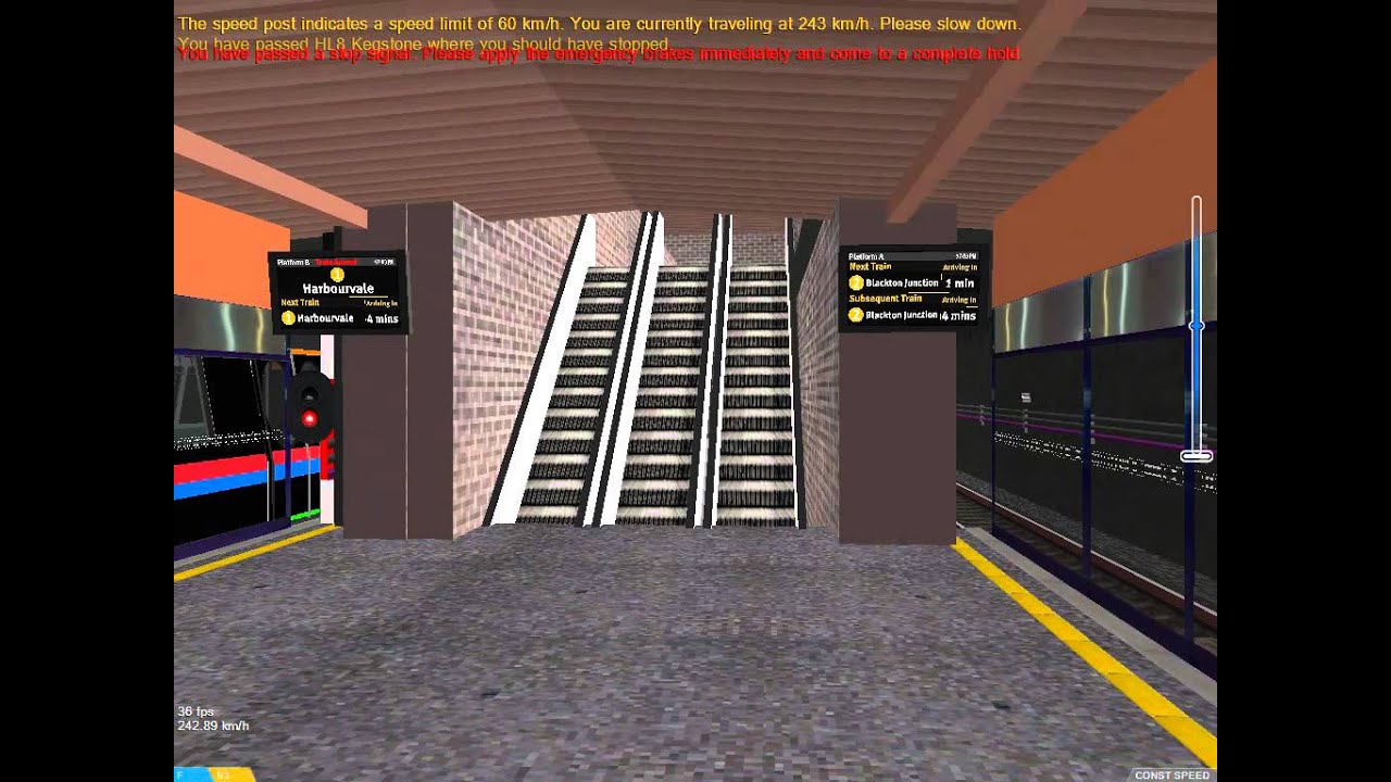 OpenBve: C795 Harbourvale Line Express - Full Route