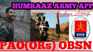 HAMRAAZ ARMY APP 6.52 MEIN OBSERVATIONS IN PAO(ORs) KE BARE MEIN JANE screenshot 2