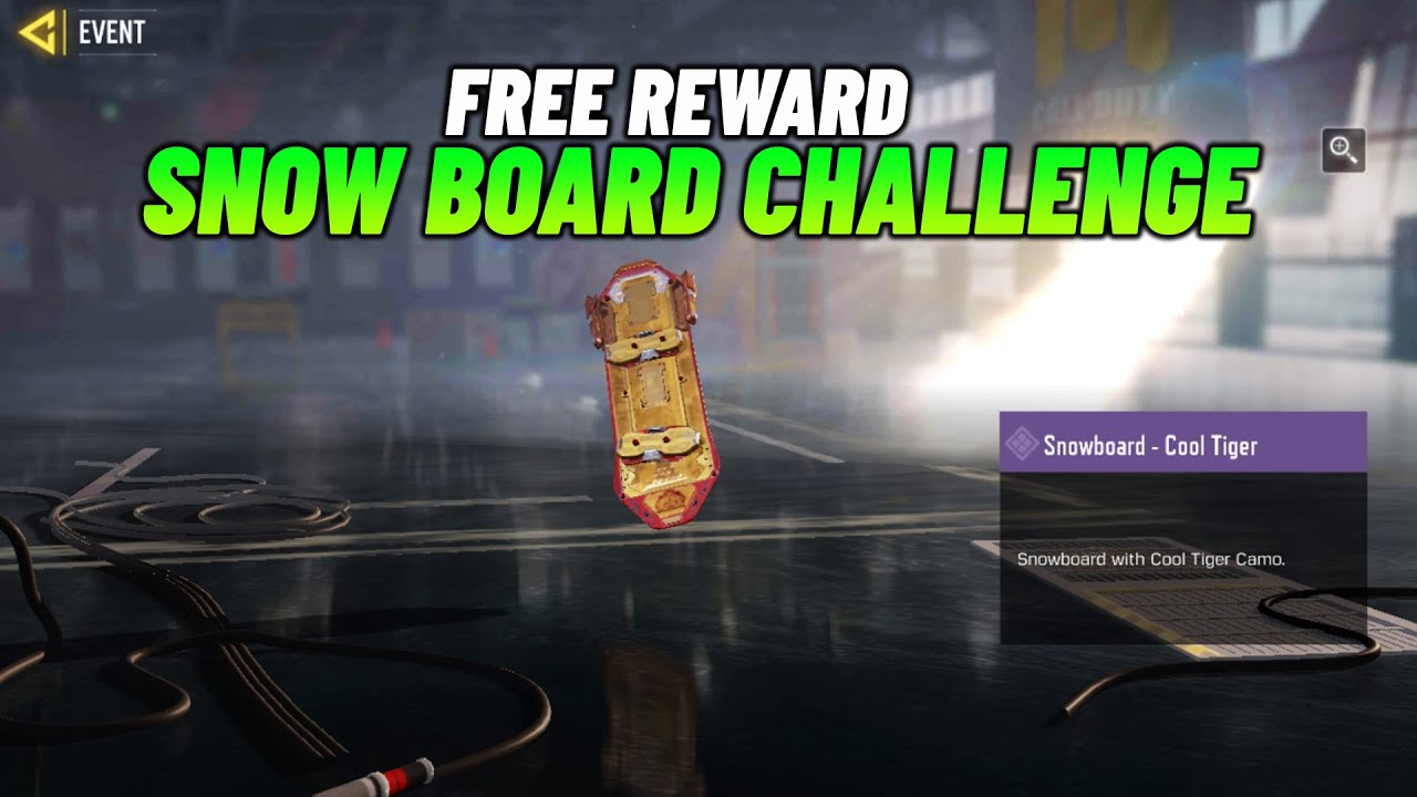 How to Complete Snowboard Challenge CODM | Knuckle Dragger Event Season ...