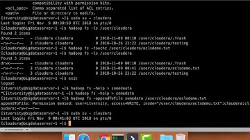 Cloudera Administration - Controlling Access Using ACLs - ACLs on Files
