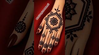 Easy and Simple Arabic Mehndii #shorts #shortsvideo #henna #mehndidesign #mehandi #hennaart#mehendi
