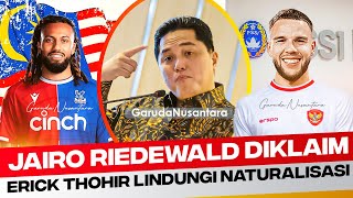 Jairo riedewald diklaim MALAYSIA~erick thohir lindungi pemain naturalisasi~timnas indonesia Menyala🔥