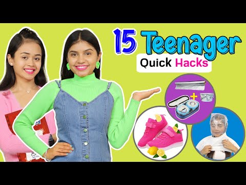 15 Quick & Easy Teenager Fashion and Beauty Hacks | Anaysa