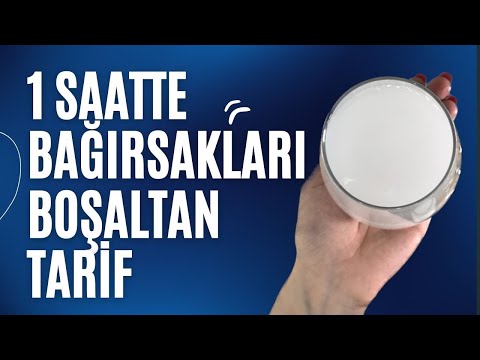 1 SAATTE BAĞIRSAKLARI BOŞALTAN TARİF // Yok Böyle Tarif Metabolizmayı Hızlandıracak