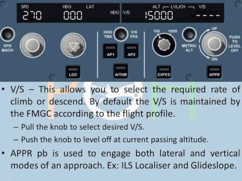 A320 - Auto Flight - I (Overview & FCU)