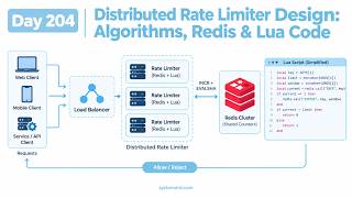 Day 204: Distributed Rate Limiter Design: Algorithms, Redis & Lua Code