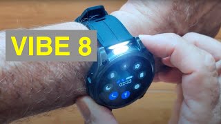 ZEBLAZE VIBE 8 BT Call AMOLED 5ATM Always-On Display Flashlight Fitness Smartwatch: Unbox & 1st Look