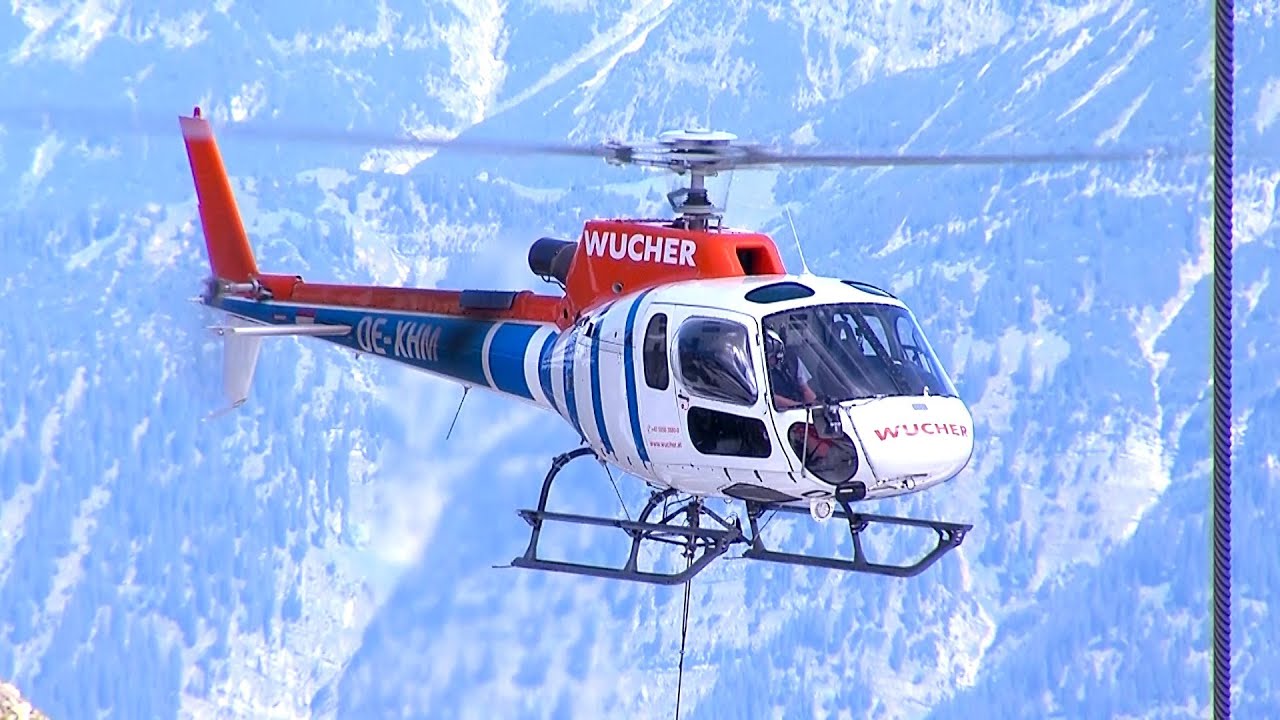 Montafon.TV - Stellen der Materialseilbahn