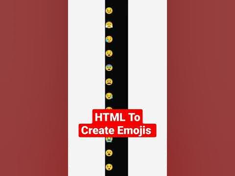 HTML Code For Emojis π₯° || Emojis generated Code #html5 #emoji - YouTube