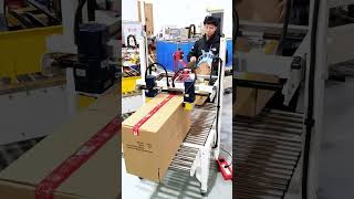 #StraightTypeSealingMachine #CartonSealing#TapeSealing #PackagingAutomation #IndustrialMachine