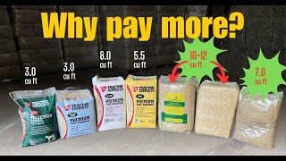 Wood Shavings Suck - Cubic Foot Debunked - 100% Wheat Superior Straw Is Better