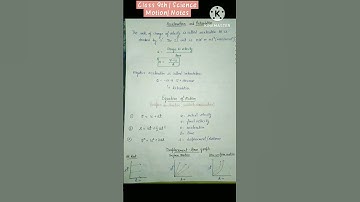 Motion | PDF Notes| Science Chapter-8| Class 9th #class9 #notes #science #cbse
