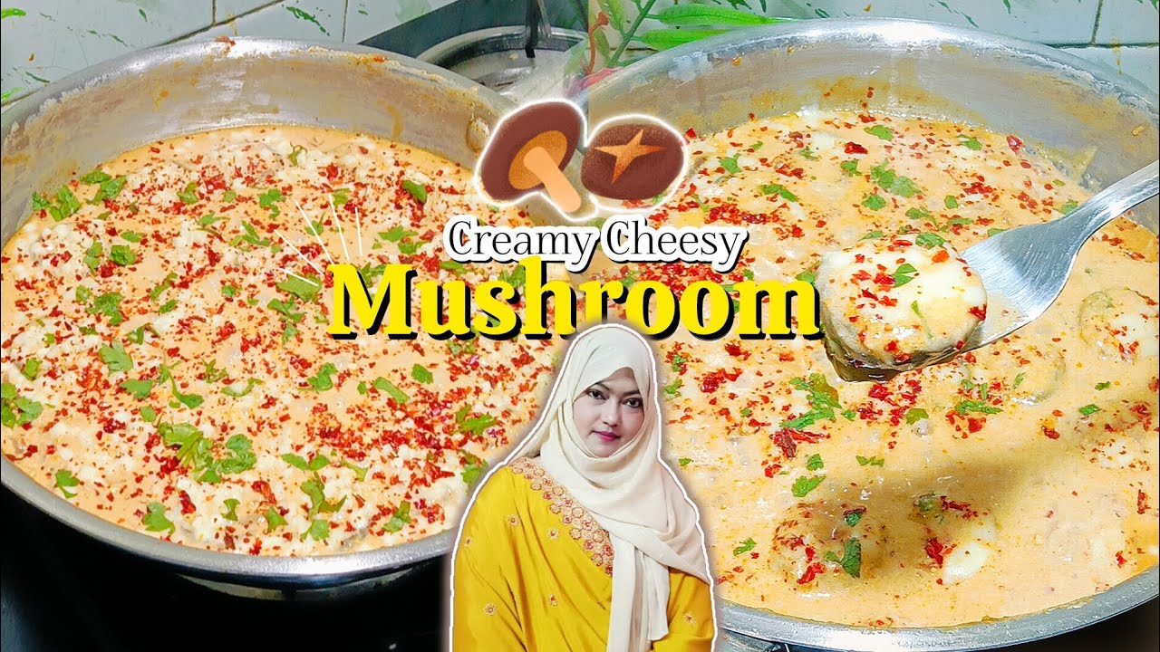 Creamy Cheesy Mushroom 🍄 Recipe | Easy & Tasty Mushroom Recipe 