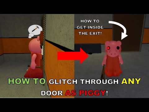 Easy How To Glitch Through Any Door In Chapter 6 Hospital Roblox Piggy Glitches Youtube - how to glitch through doors in roblox piggy