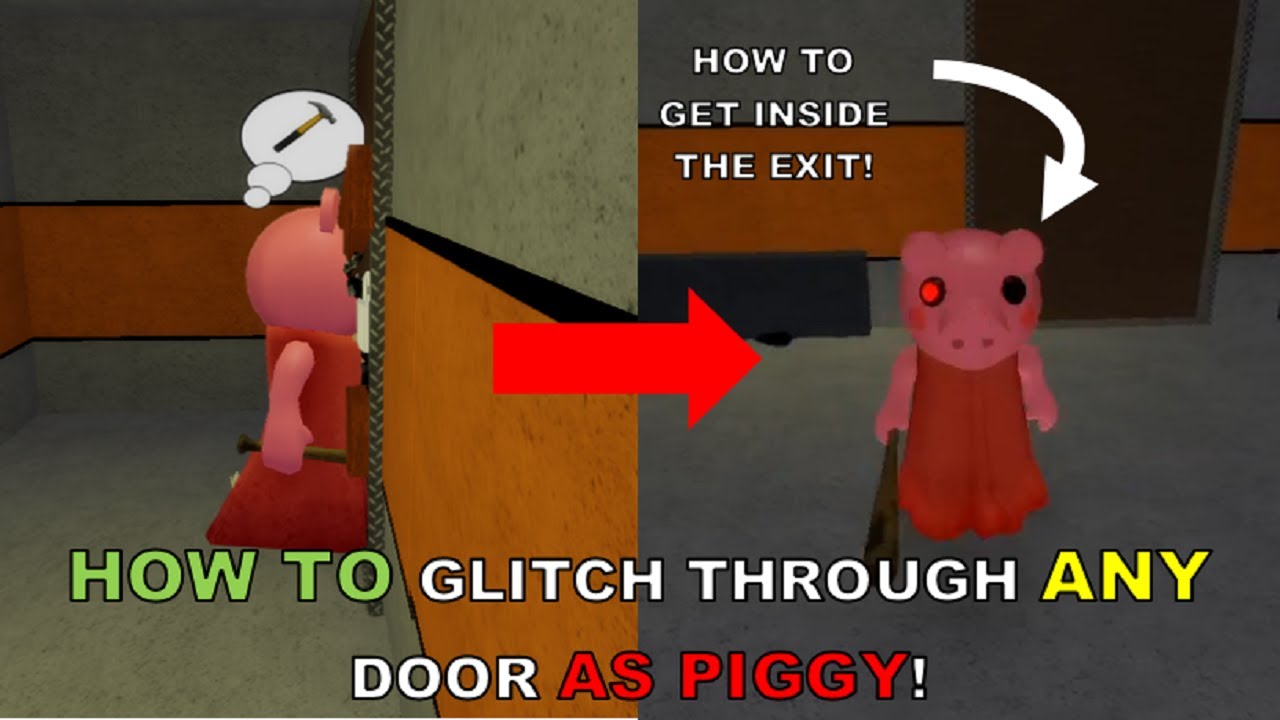 Easy How To Glitch Through Any Door In Chapter 6 Hospital Roblox Piggy Glitches Youtube - welcome to roblox building door glitch