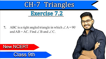 Class 9 Question 7 Exercise 7.2 || Chapter 7 Triangles || New NCERT || BY Rajeev Sir