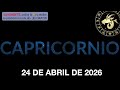 Horóscopo Diario - Capricornio - 24 de Abril de 2026.