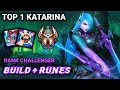 Wild Rift Top 1 Katarina - Challenger Full Ranked