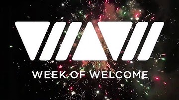 Get Ready for Week of Welcome 2018!