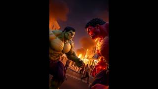 Hulk vs red Hulk #ai #hulk 😈video