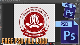 (FREE PSD) desain logo komunitas karang taruna 2025