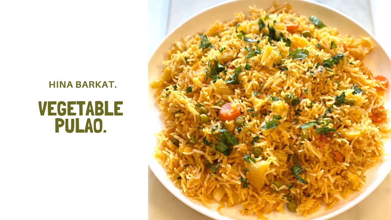 Vegetable Rice Pakistani Vegetable Pulao: Pakistani Vegetable Rice Recipe – WHBNXF