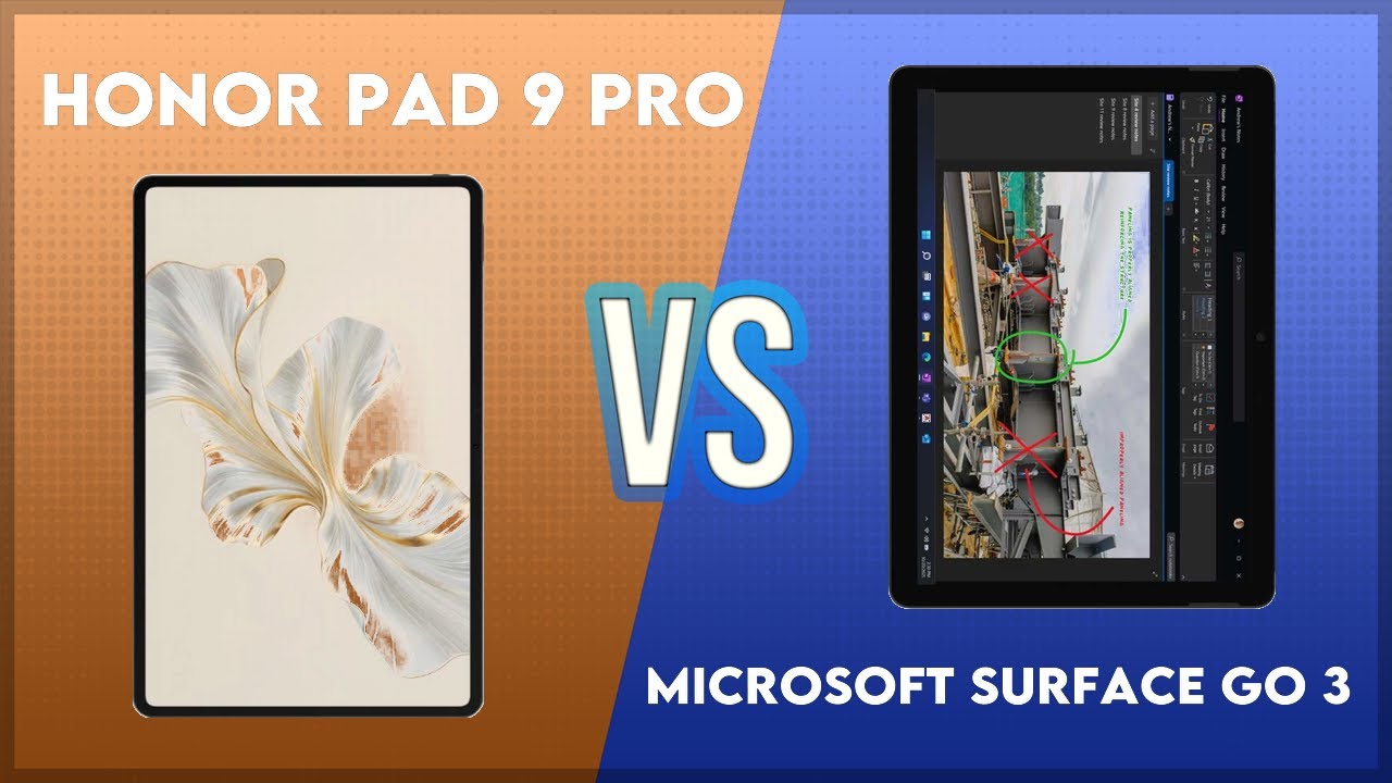 Honor Pad 9 Pro vs Microsoft Surface Go 3 Comparison