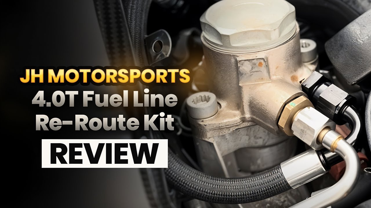 @JHMotorsportsInc 4.0T Fuel Line Re-Route Kit Review - YouTube