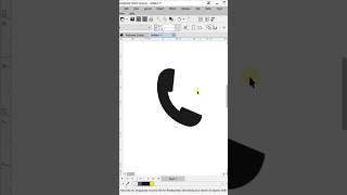 Make Telephone Icon in corel draw