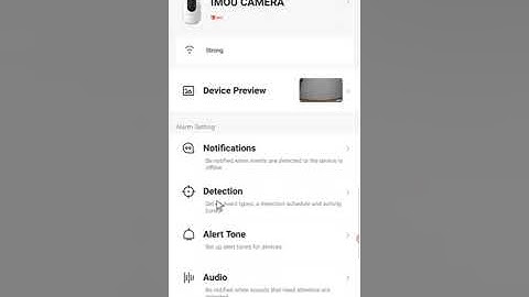 Enable Smart Tracking Imou Camera #shorts