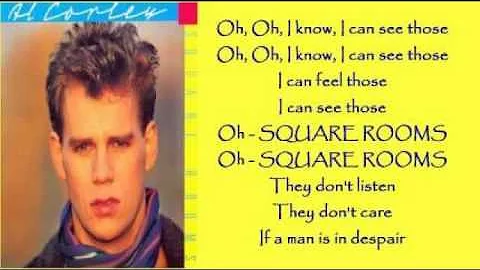 Al Corley - Square Rooms ( + lyrics 1984)