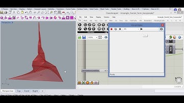Fractal Form with hoopsnake plugin grasshopper 3d