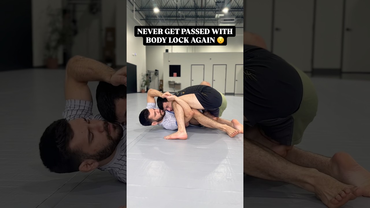 Never Get Passed With Body Lock Again 😯 #bjj #jiujitsu #grappling #submission #wrestling