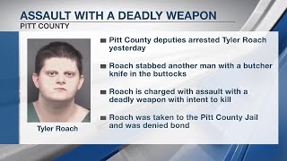 WARRANTS: Pitt County man accused of stabbing another man with butcher knife in the buttocks
