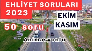EHLİYET SINAV SORULARI 2023 EKİM, KASIM ÇIKMIŞ EHLİYET SINAV SORULARI EHLİYET SINAV SORULARI 2023 EKİM, KASIM ÇIKMIŞ EHLİYET SINAV SORULARI