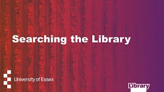 Searching the Library
