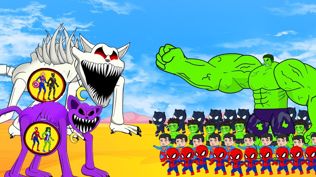 Rescue Team BaBy Hulk, SpiderMan, Bat Man From Zoonomaly RADIATION: Who Is The King Of Super Heroes?