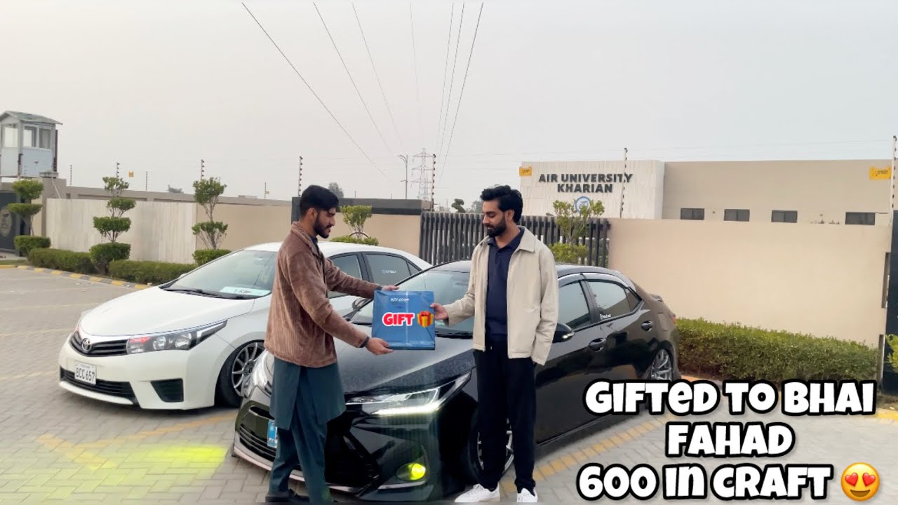 Gifted To Bhai Fahad 600 In Craft 😍 