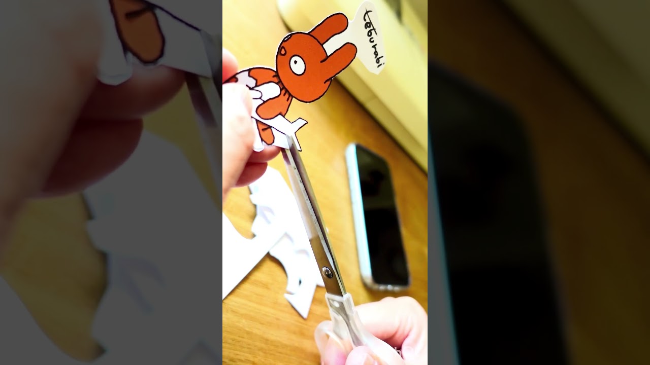 テブラビポストカードで作る自分だけのオリジナルスマホケース。ポストカードはぬいものじかんショップで販売中です。#スマホケース#テブラビ#ぬいものじかん