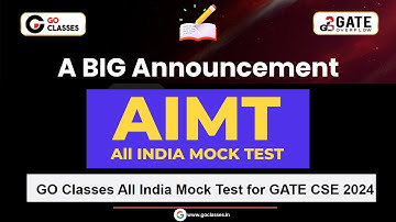 Big Announcement | All India Mock Test Final Date | Feedback of MANY Previous Year Toppers| GATE CSE