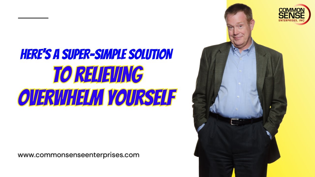 Here’s a Super-Simple Solution to Relieving Overwhelm Yourself - YouTube