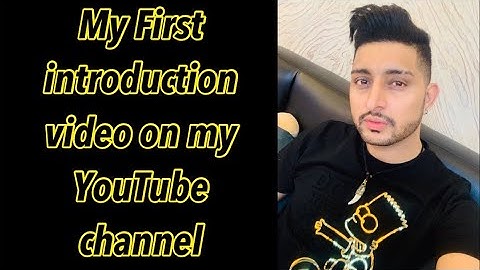 My first YouTube video/welcome to my YouTube channel/introduction in urdu and hindi