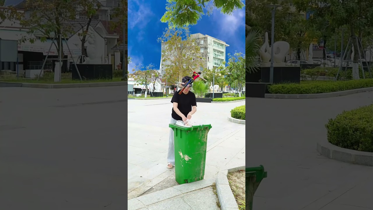 Wrong Landing Spot 💥🗑️